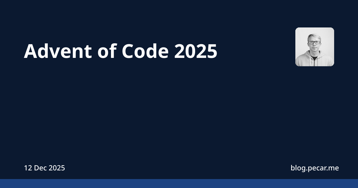 Advent of Code 2025 🎄